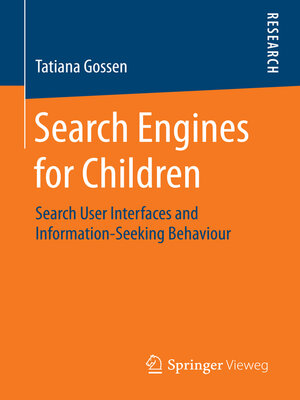 cover image of Search Engines for Children